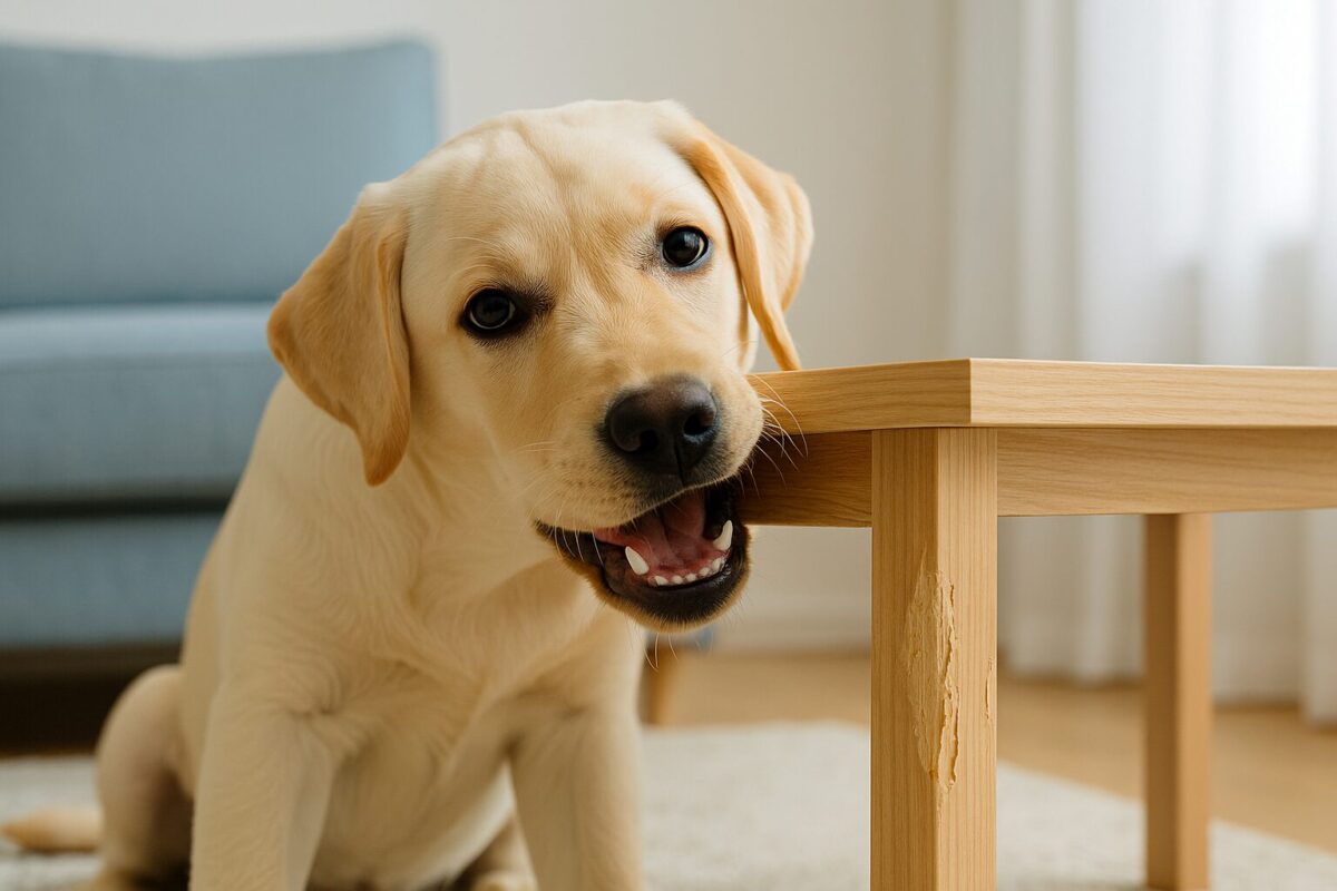 犬が家具を噛む理由とその対策。今日から始めるしつけと環境づくり