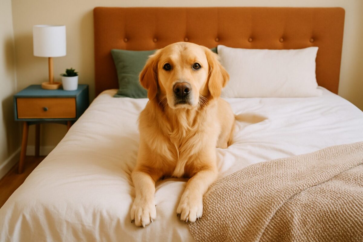 犬がベッドに上がりたがる理由とは？しつけと安心空間の作り方