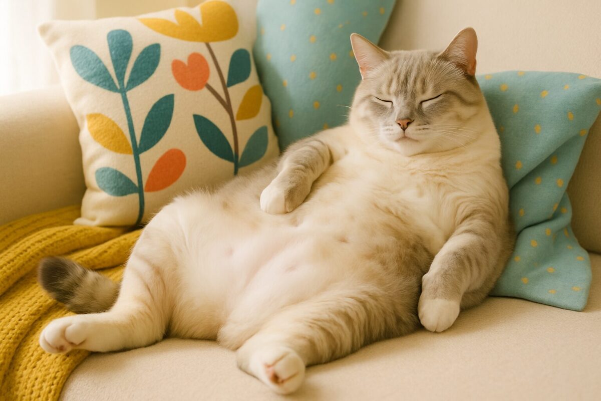 ぽっちゃり猫が増えている？適正体重とダイエットの進め方