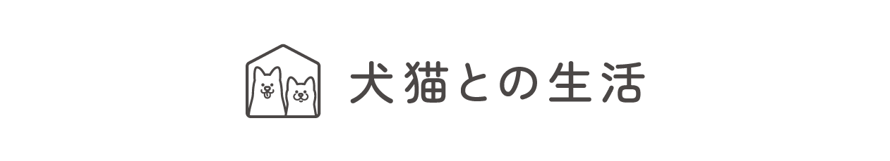 犬猫との生活