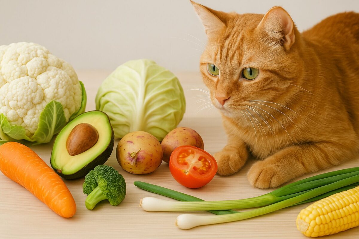 猫が食べてはいけない野菜とは？中毒のリスクと対策を解説