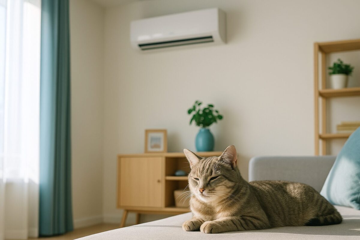 夏の冷房、猫は寒がっていない？適切な温度と留守中の工夫