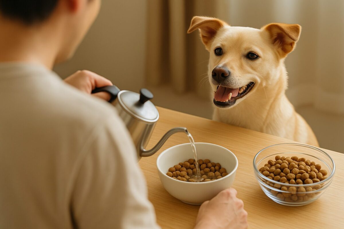 ドッグフードをふやかす方法とは？目的や時間、食いつきとの関係まで解説