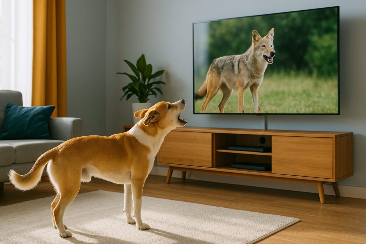 犬がテレビに反応するのはなぜ？音や動きに興奮する心理を解説