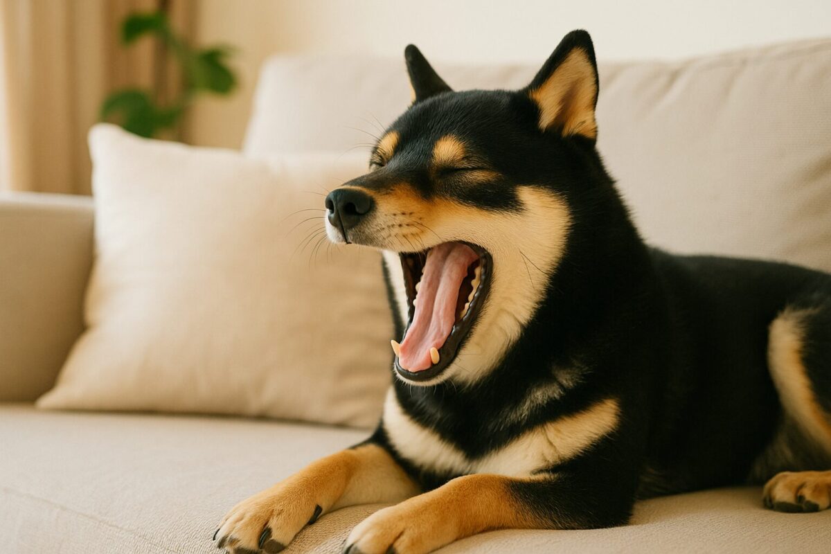 犬のあくびが多いのはなぜ？リラックスだけじゃないその意味と注意したいサイン