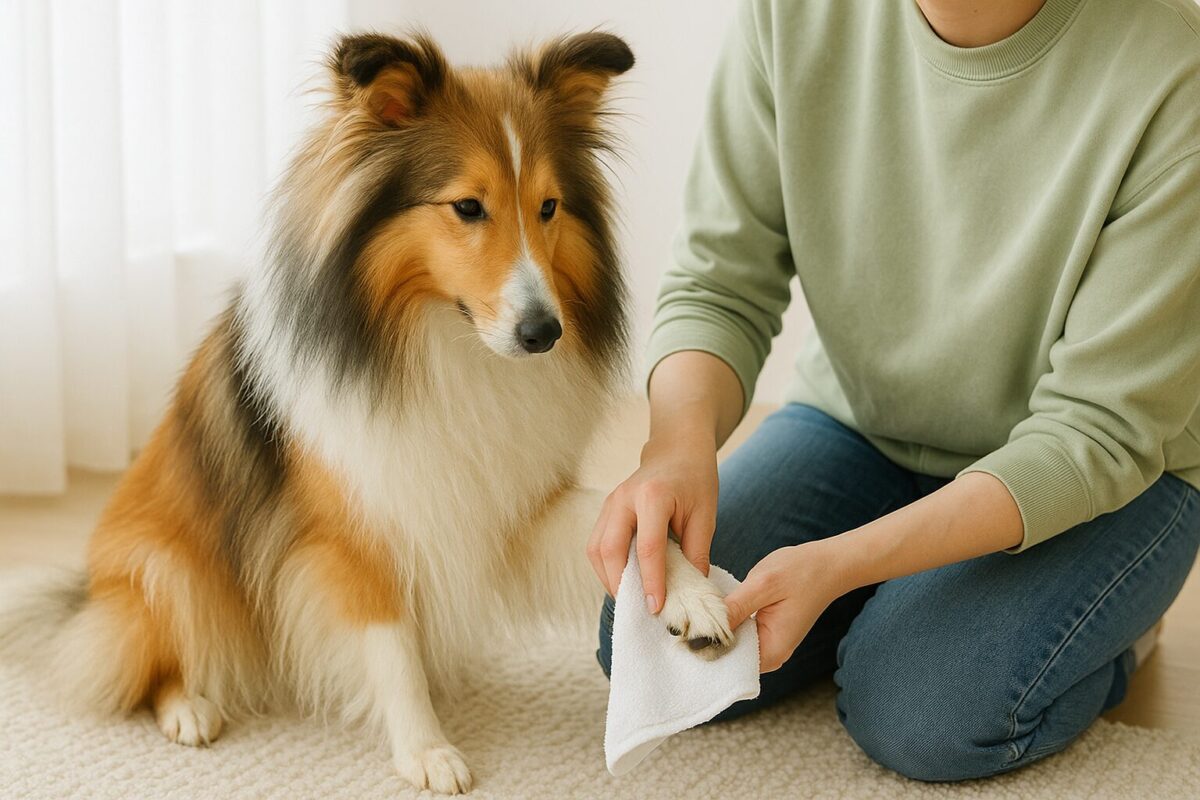 犬の散歩後の足拭きはめんどくさい？実は健康と衛生に欠かせない理由