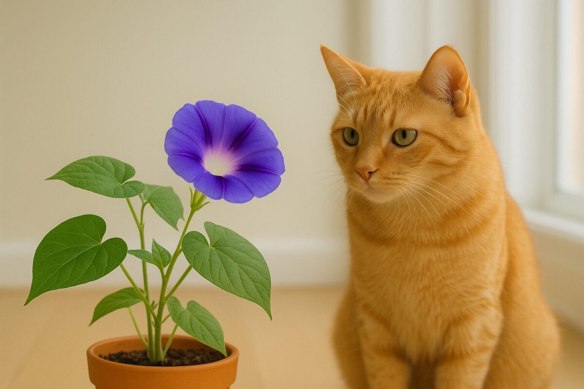 猫に朝顔は危険！舐める・かじる・触れるだけでも中毒症状を引き起こすことも