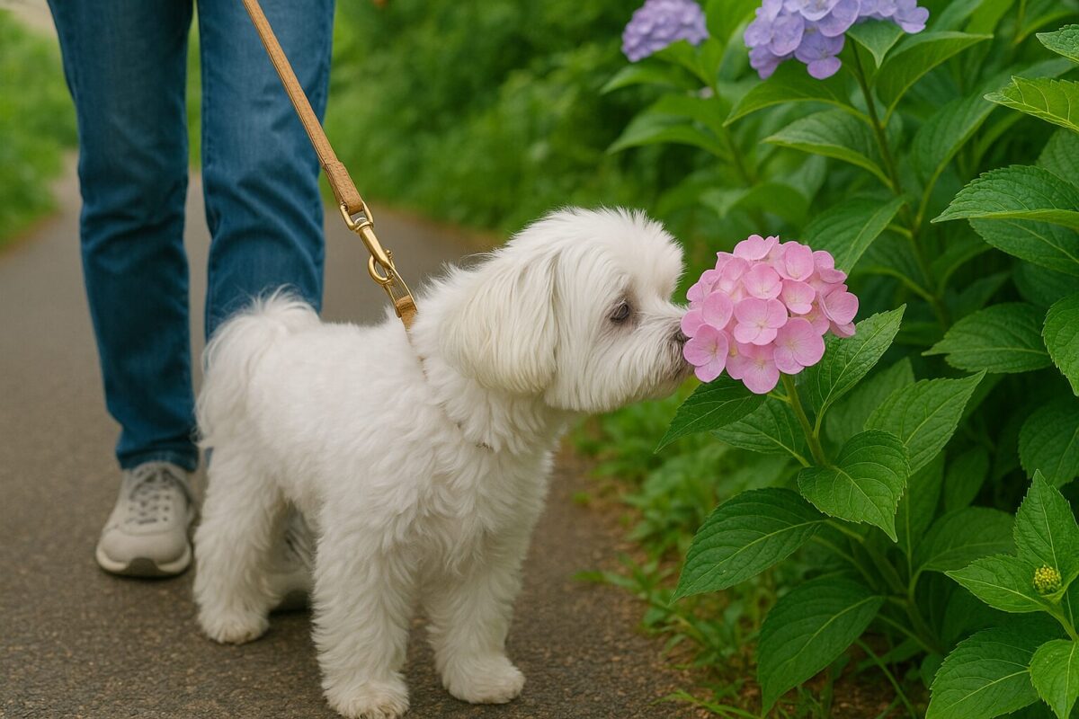 犬の散歩中に注意したい植物とは？アジサイやチューリップなど身近に潜む危険と対策
