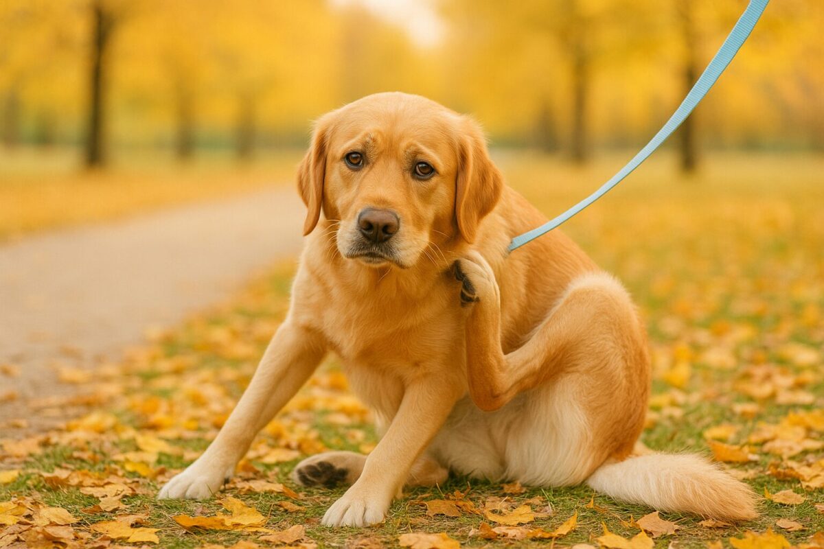犬が秋にかゆがるのはなぜ？秋に多いアレルギー症状や原因、正しいケア方法を解説