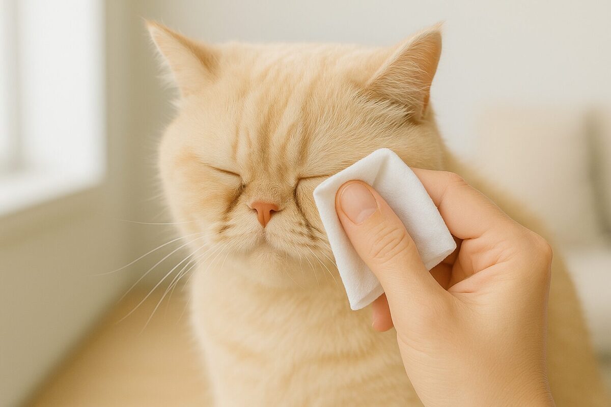 猫の涙やけの原因とお手入れ方法。なりやすい猫種と予防のポイント