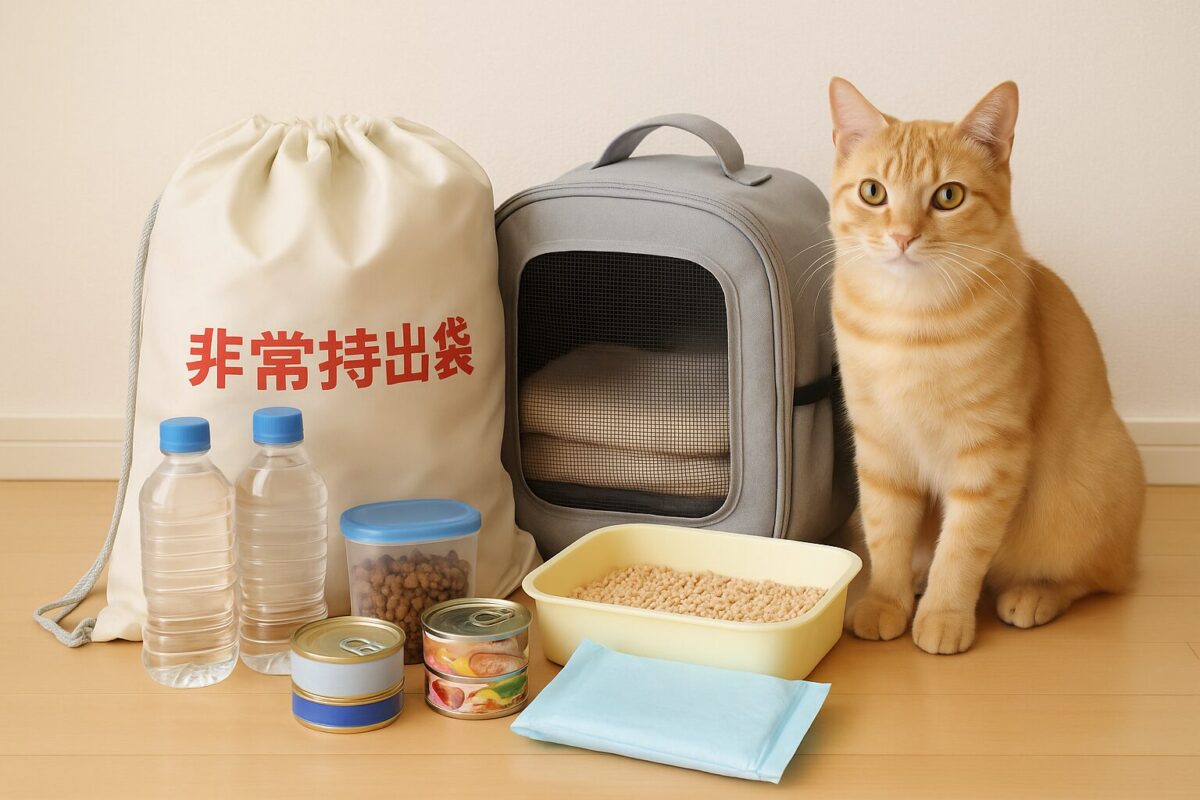 猫の非常持ち出し袋とは？災害時に飼い主が備えるべき準備と心構え