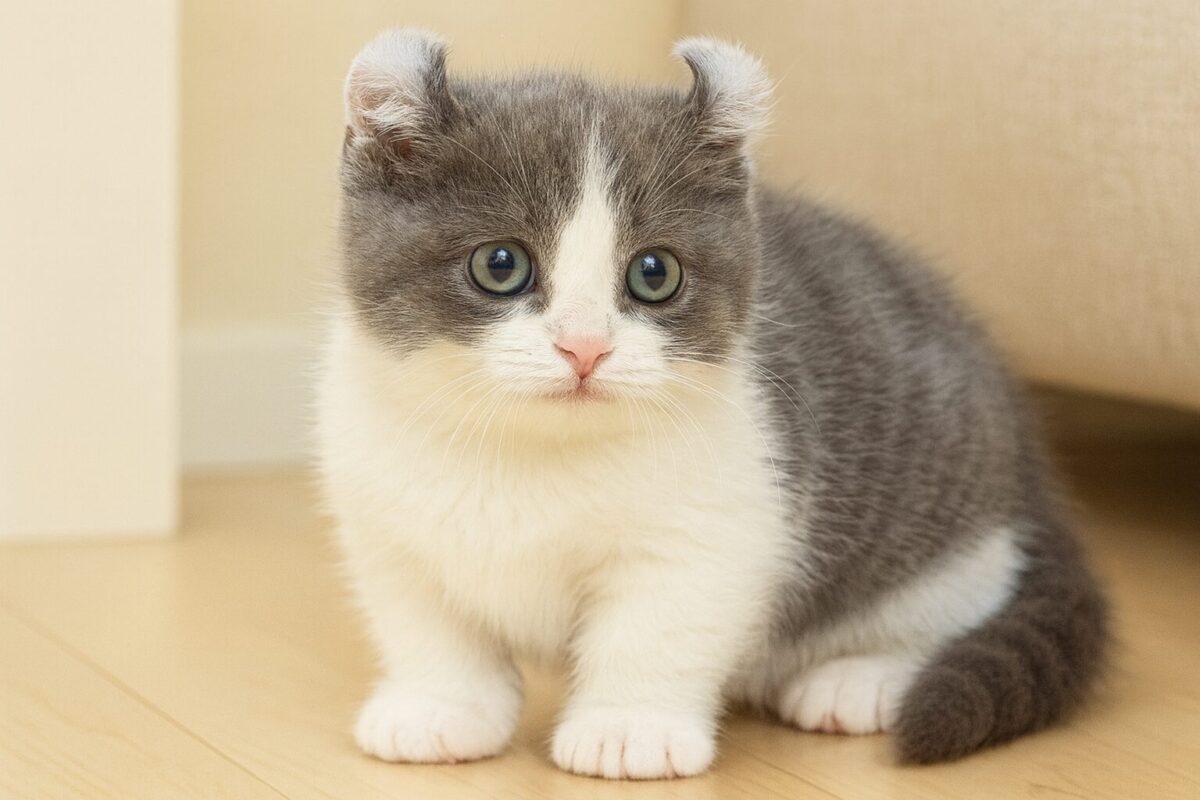 キンカローは“短い足と巻き耳の珍しい猫”。歴史・性格・飼い方・病気を解説