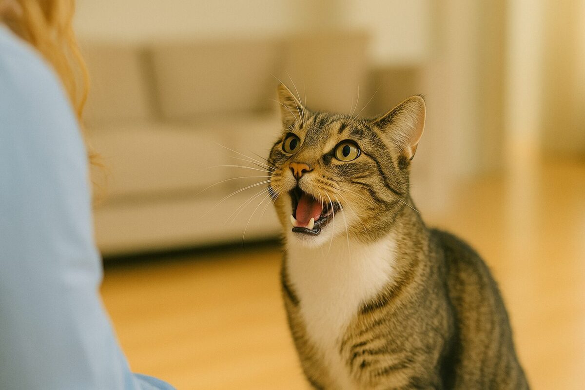 猫が低い声で鳴く理由と鳴き方、飼い主はどう対応すべき？