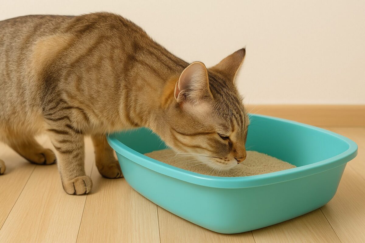 猫の尿の色でわかる健康サインとは？正常・異常な尿の違いと考えられる病気