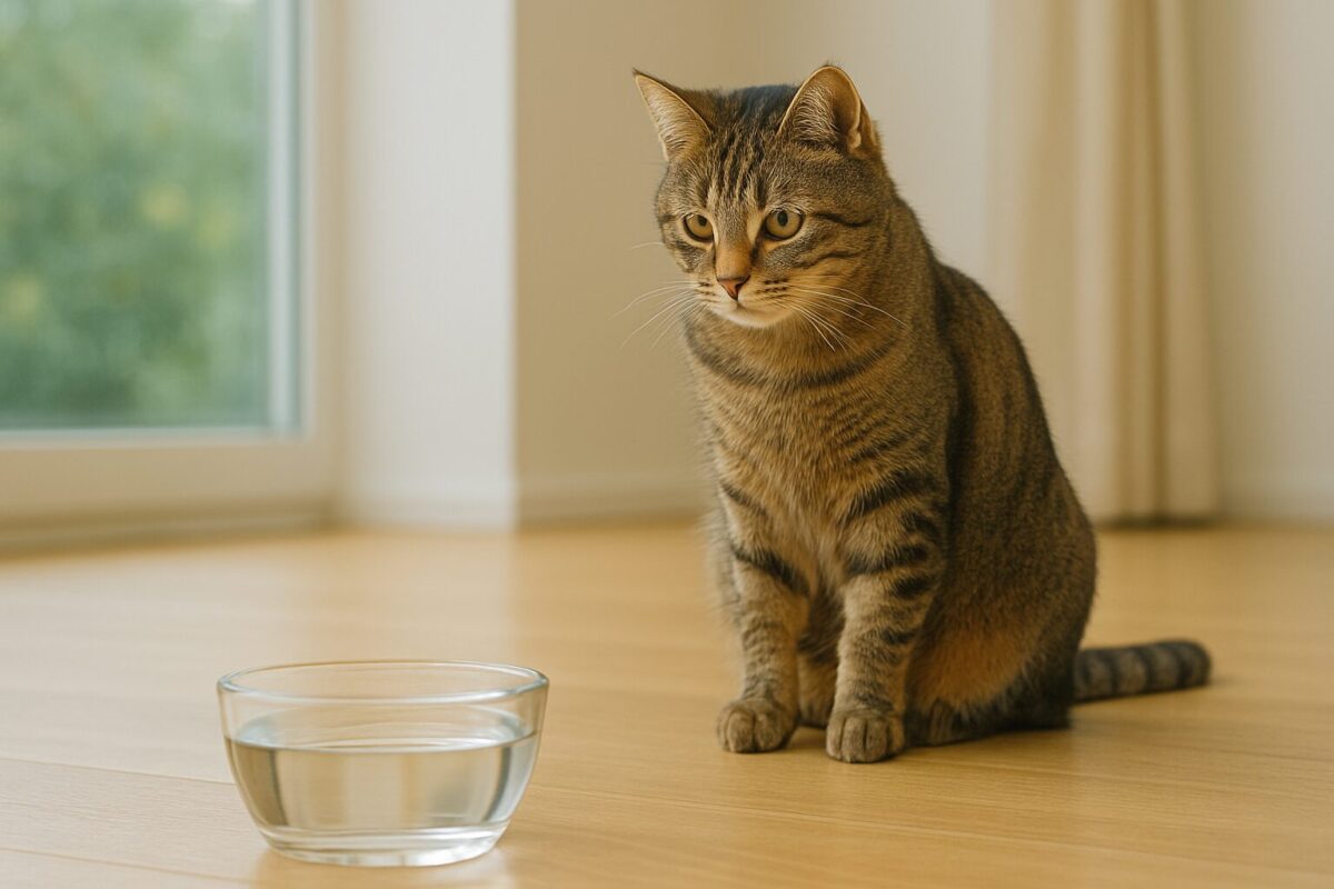 猫の水分不足はどう確認する？脱水の初期サインと適正水分量、飲まないときの対処法を解説