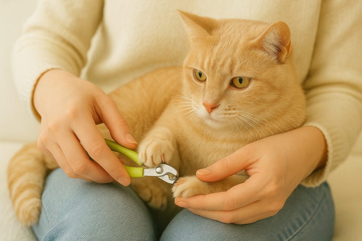 猫の爪の切り方と頻度、年齢別の注意点を解説。正しいケアでケガやトラブルを防ぐ