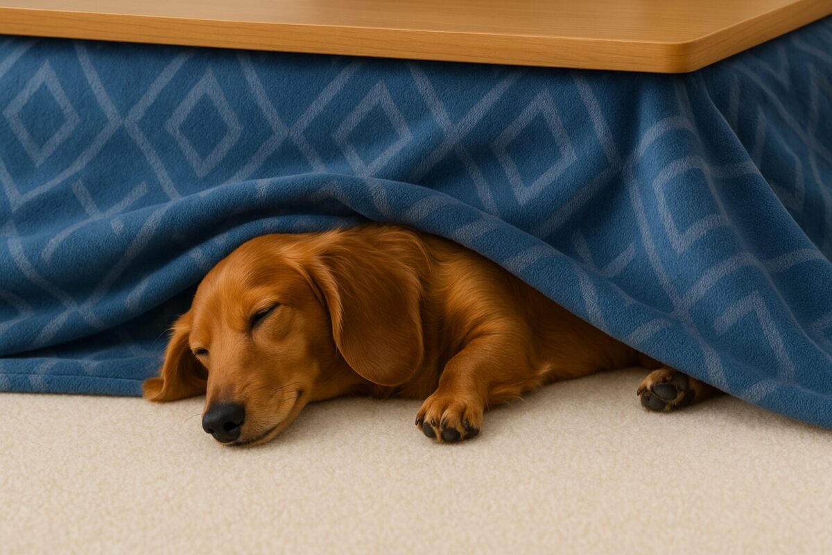 犬はこたつに入って大丈夫？安全に使うための方法と注意点を解説