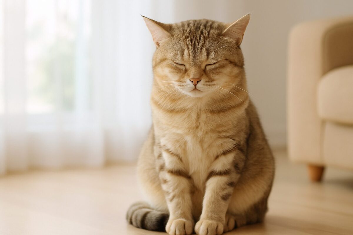 猫が座ったまま寝るのはなぜ？理由と飼い主が知っておくべき対応と注意点